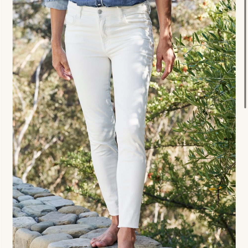 Frank and Eileen Sligo Vintage White Italian Performance Denim Pant White Sz 31